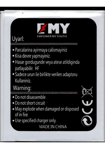 Vestel Venus V3 5040 Uyumlu Emy Batarya fiyatları
