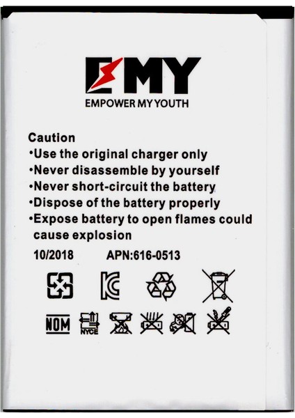 Vestel Venus 5.0 V Uyumlu Emy Batarya fiyatları