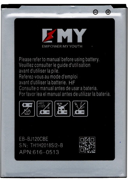 Samsung Galaxy J1 2016 J120 Uyumlu Batarya fiyatları