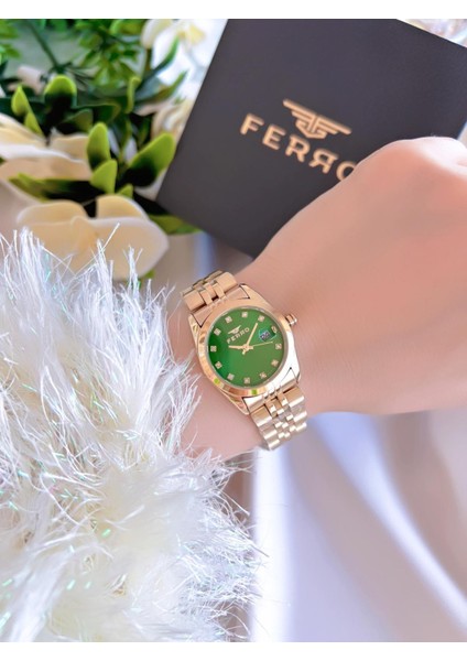 Çelik Kordon Iyon Kaplama Kasa 3 Atm Suya Dayanıklı Kadın Kol Saati+Bileklik EFL21519-B6 fiyatları