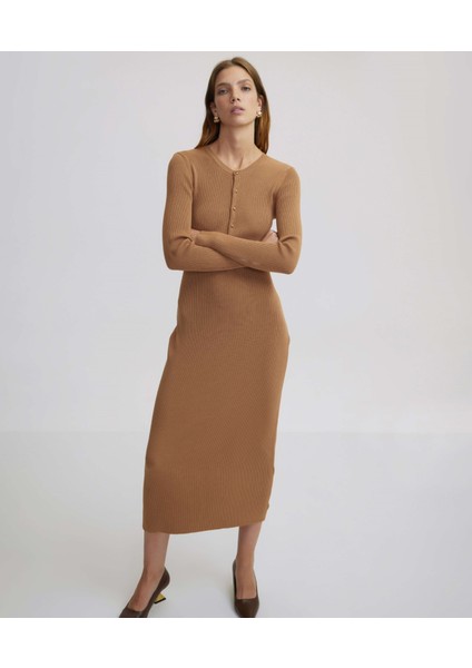 Cutout Triko Elbise