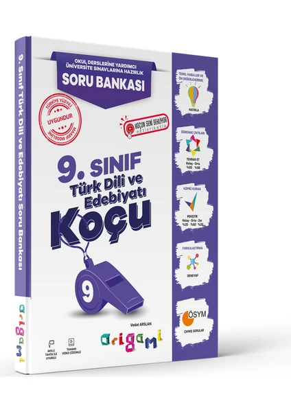 9. Sınıf Türk Dili ve Edebiyatı Soru Bankası Origami Tammat Yayınları