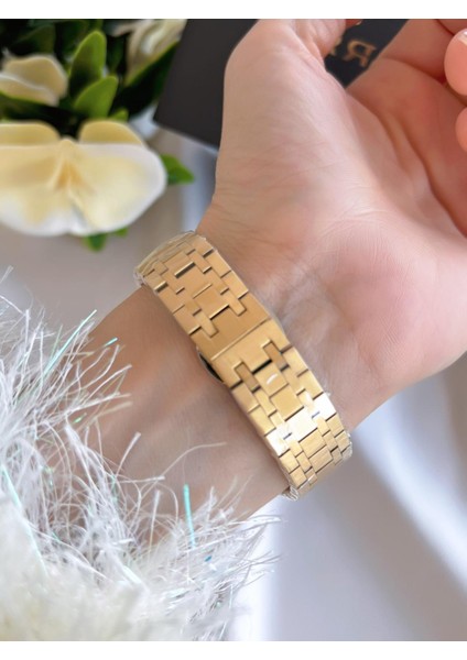 Çelik Kordon Iyon Kaplama Kasa 3 Atm Suya Dayanıklı Kadın Kol Saati+Bileklik EFL43003-B modelleri