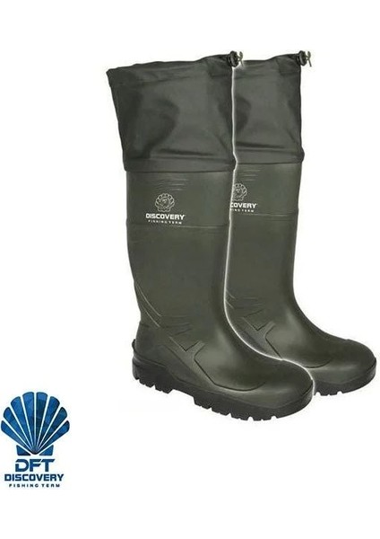 Dft Hunter Green Boots Yeşil Çizme No: 47