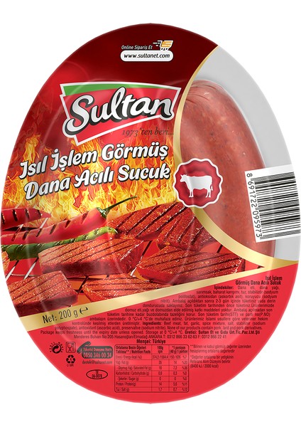 Etçi Vakumlu Acılı Kangal Sucuk 200 gr