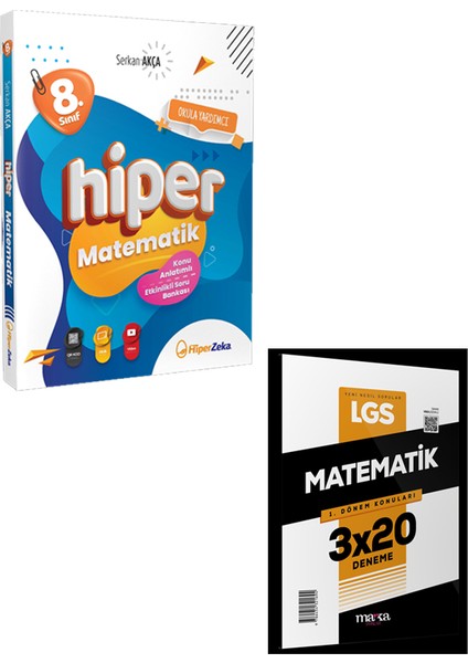 Lgs 8. Sınıf Hiper Matematik Konu Anlatımlı & Etkinlikli Soru Bankası Ve Matematik 3 Deneme