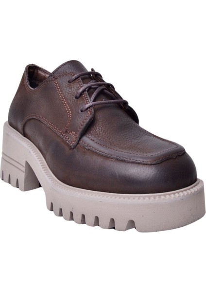 D24KA-3085 Kahve Kadın Deri Ayakkabı fiyatları