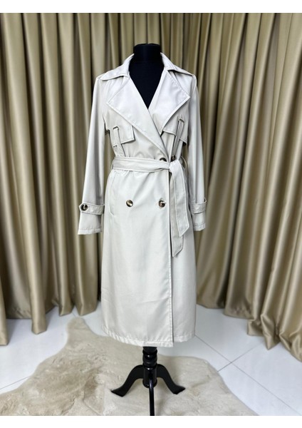 Belden Bağlamalı Trençkot modelleri