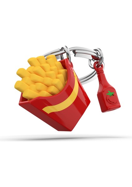 French Fries ve Ketçup Anahtarlık