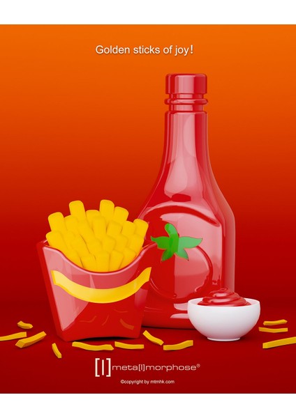 French Fries ve Ketçup Anahtarlık indirimleri
