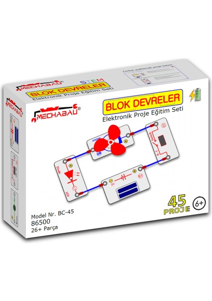 Blok Devreler Elektronik Devre BC-45 45 Proje