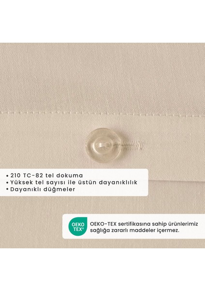 Pamuk Saten Vintage King Size Nevresim Seti Beyaz (240X220 Cm)