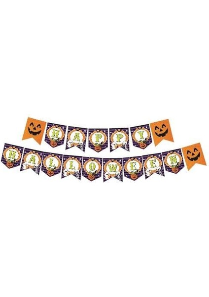 Banner Happy Halloween Cadılar Bayramı Parti Malzemesi