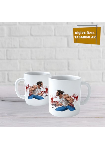 Wolverine Baskılı Kupa Bardak