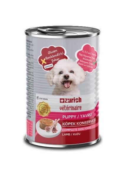 Pate Kuzulu Yavru Köpek Konservesi 415 gr