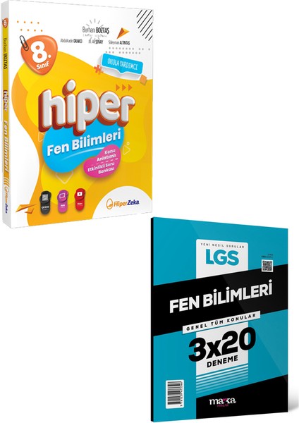 Lgs 8. Sınıf Hiper Fen Bilimleri Konu Anlatımlı & Etkinlikli Soru Bankası Ve Fen Bilimleri 3 Deneme Seti