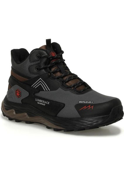 Burk 4Pr Erkek K.Gri-Kırmızı (40-45) Waterproof Bot