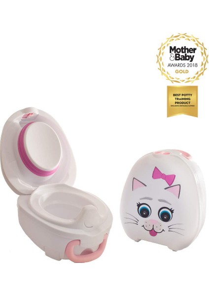 My Carry Potty-Kedi-Beyaz