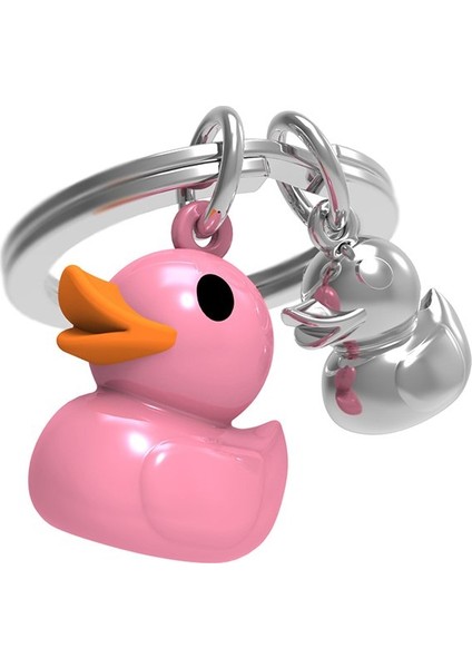 Pembe Ördek Anahtarlık