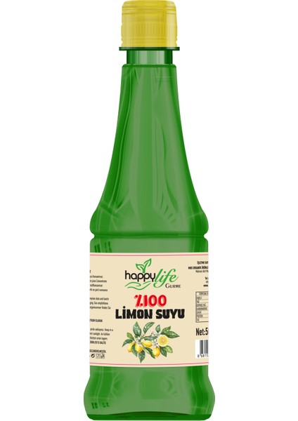 Happy Life Limon Suyu 500 ml