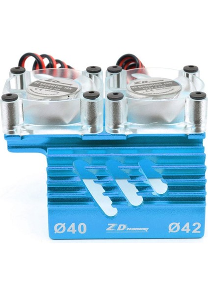 40-42MM Motor Isı Soğ /8 1/10 Rc Irmanma I Mavi (Yurt Dışından)