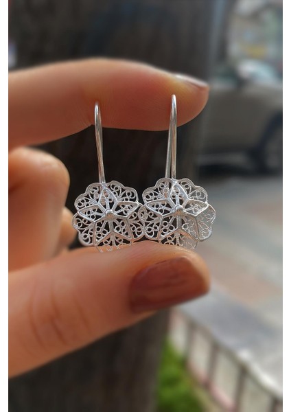 Gümüş Telkari Model Küpe IS85E65