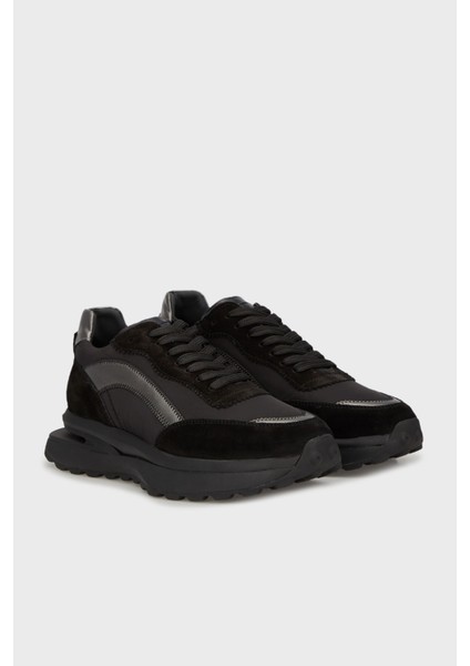 Deri Kalın Tabanlı Sneaker Erkek Ayakkabı 15220343S2