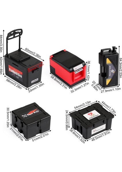 Rc Set Ikçılık Kutusu Axial SCX10 90046 Rc Yükseltme Parçaları (Yurt Dışından) fırsatları