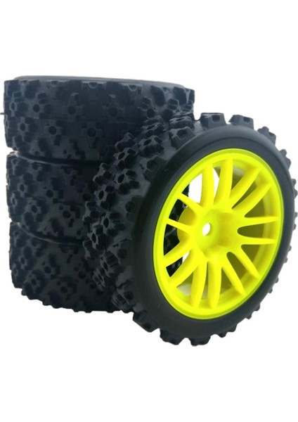 Wltoys 144001 124019 Modifikasyon Sarı Için 12MM Hex Rc Tekerlek ve Yükseltmesi (Yurt Dışından)
