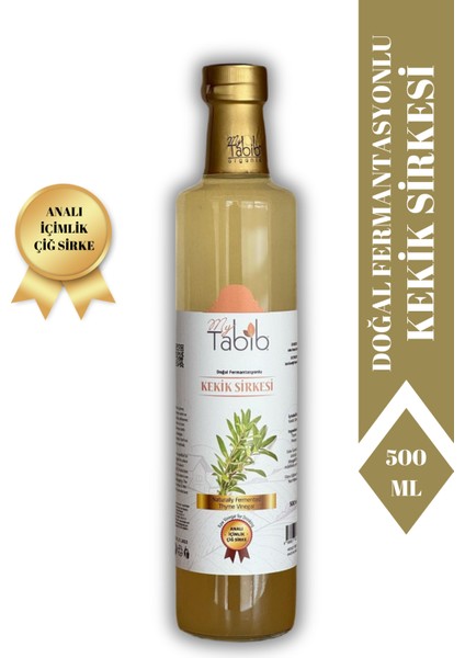 Kekik Sirkesi -Analı – Içimlik – Çiğ Kekik Sirke 500 ml