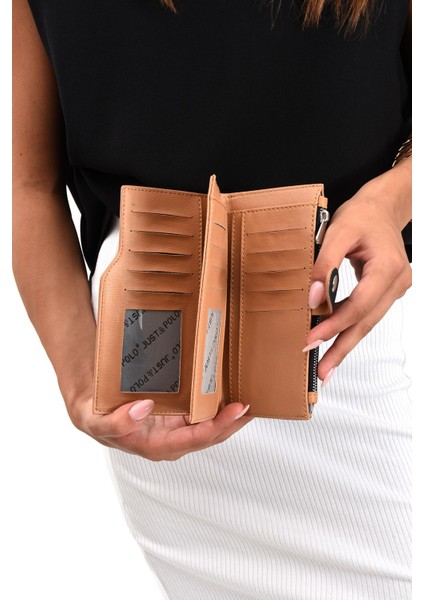 Kadın Bol Kartlıklı Kağıt Para Bölmeli Cüzdan Kartlık 10CMX18CM MDS1091 modelleri