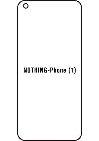 Nothing Phone 1 Uyumlu Ön+Arka Full Body Parmak Izi Bırakmaz Ultra Koruyucu Mate Jelatin