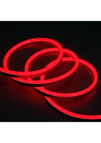Neon Şerit Let Kırmızı 5mt
