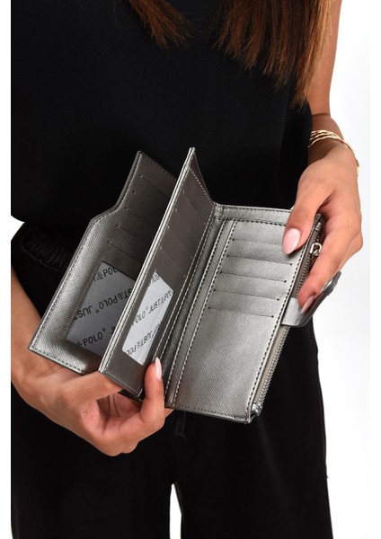 Kadın Bol Kartlıklı Kağıt Para Bölmeli Cüzdan Kartlık 10CMX18CM MDS1091 modelleri