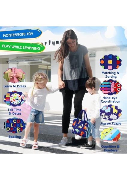 Çocuklar Meşgul Tahta Montessori Oyunları 12 3 4 Yaşında, Sağlık Motor Skills Öğrenmek Için Sensory Board Educational Activities, Girl Boys Gifts, Travel Toys For Airplane (Yurt Dışından)