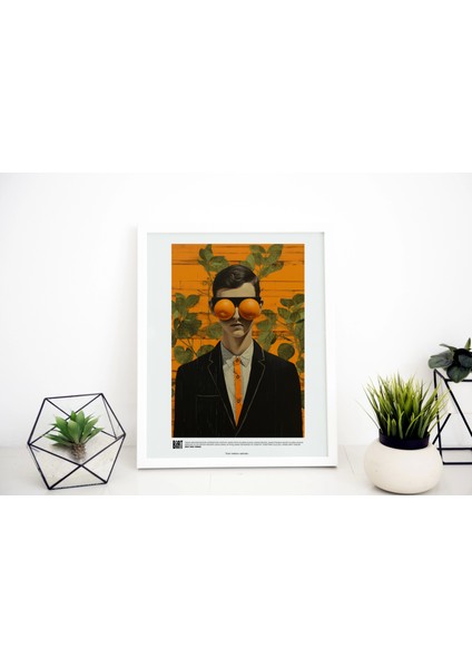 Ofis Dekor Tablo, Adam Silüeti Poster