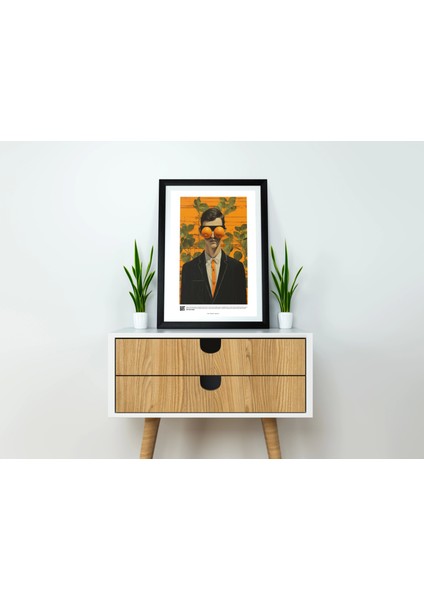 Ofis Dekor Tablo, Adam Silüeti Poster