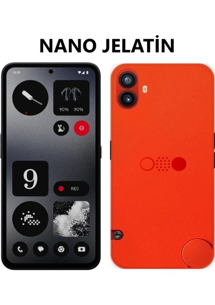 Nothing Cmf Phone 1 Uyumlu Ön Body Şeffaf Ultra Koruyucu Nano Jelatin