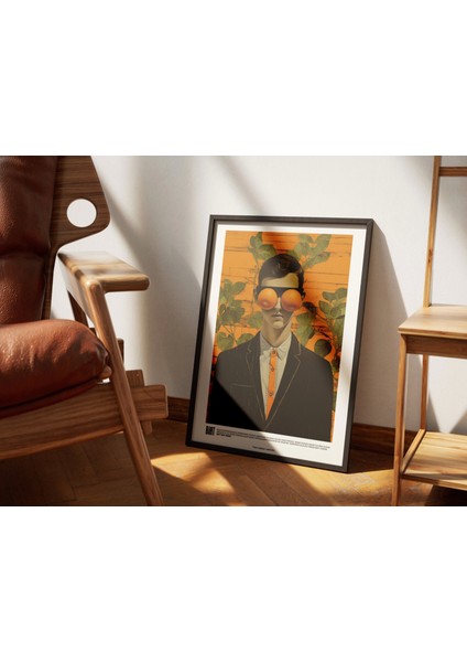 Ofis Dekor Tablo, Adam Silüeti Poster