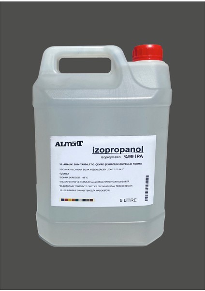 İzopropil Alkol %99 5 Litre