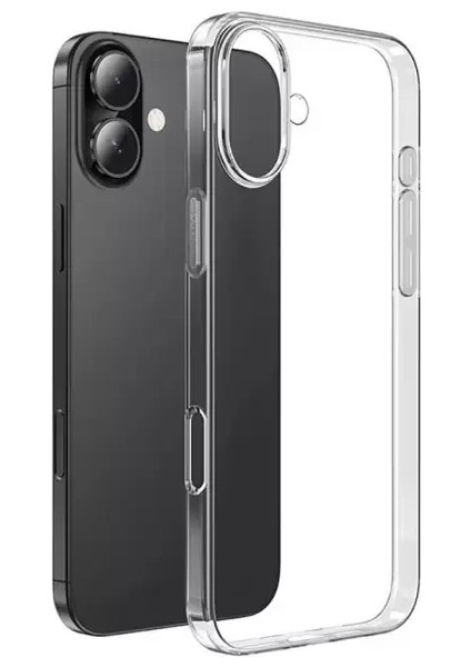 Apple iPhone 16 Plus (6.7 Inç) Uyumlu Seffaf Silikon Kılıf