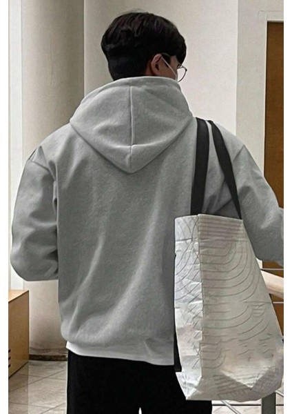 Dreamer Ön Yazı Baskılı Erkek Sweatshirt
