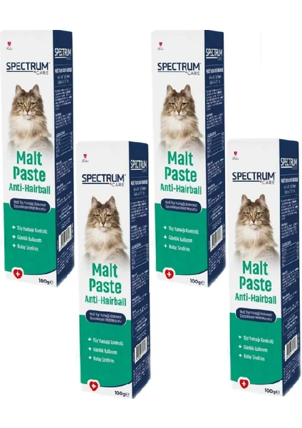 Malt Paste Tüy Yumağı Kedi Macunu 100 gr X4 Adet