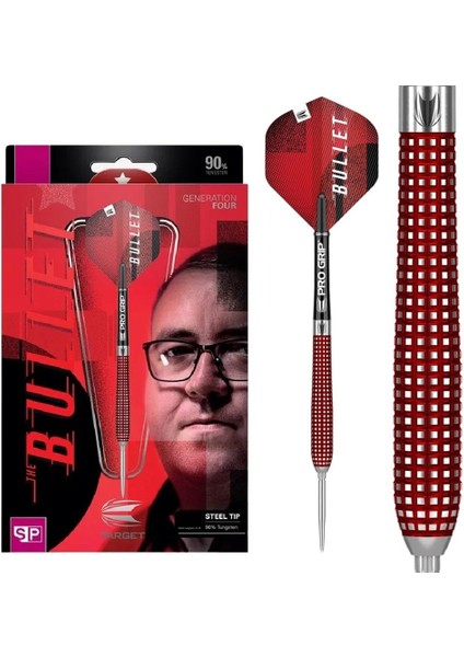 Stephen Bunting G4 % 90 Tungsten Sp Çelik Uçlu Dart Oku