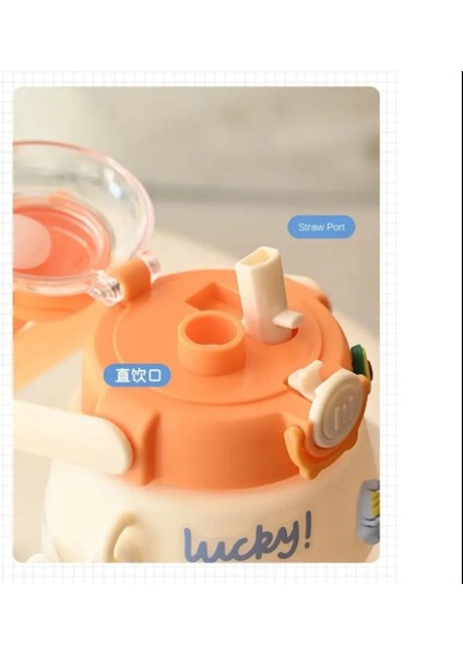 1200 ml Çocuk Suluğu Hayvan Figürlü Su Matarası