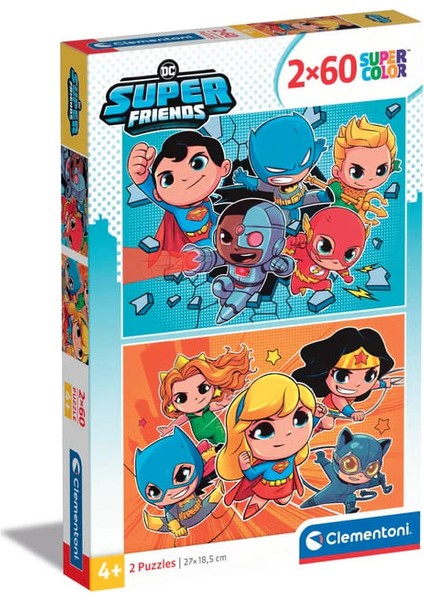Dc Super Friends Puzzle 2X60 Parça 21624 modelleri