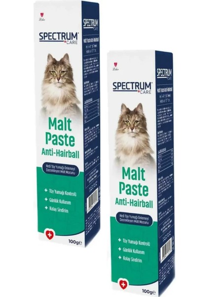 Malt Paste Tüy Yumağı Kedi Macunu 100 gr x 2 Adet