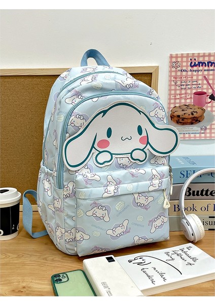 Sıcak Tarzı Ortaokul Doğum Günü Kuromi Sırt Çantası Sevimli Kız Rahat Büyük Kapasiteli Okul Çantası Çocuk Karikatür Sırt Çantası (Yurt Dışından)