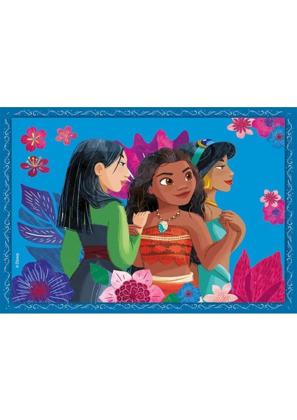 Disney Princess Puzzle 4 In 1 72 Parça 21517