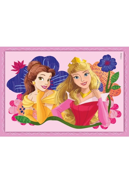Disney Princess Puzzle 4 In 1 72 Parça 21517 modelleri